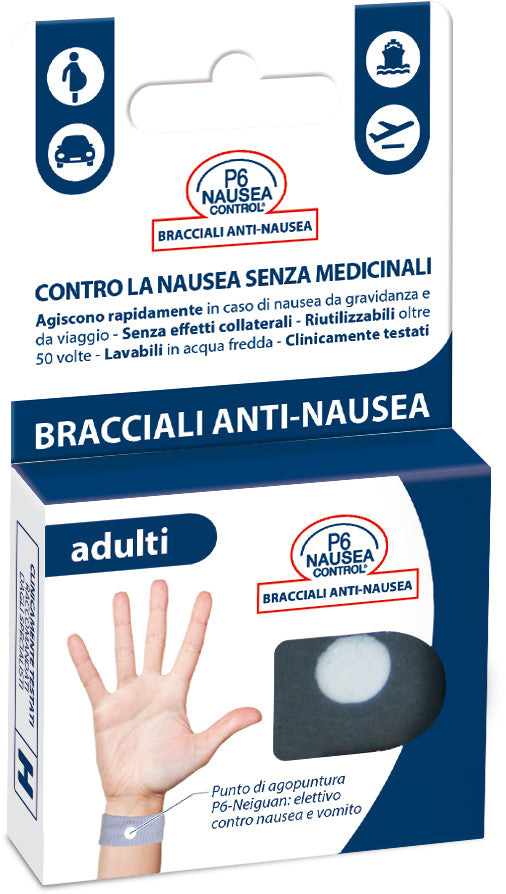 P6 nausea control bracciali adulti
