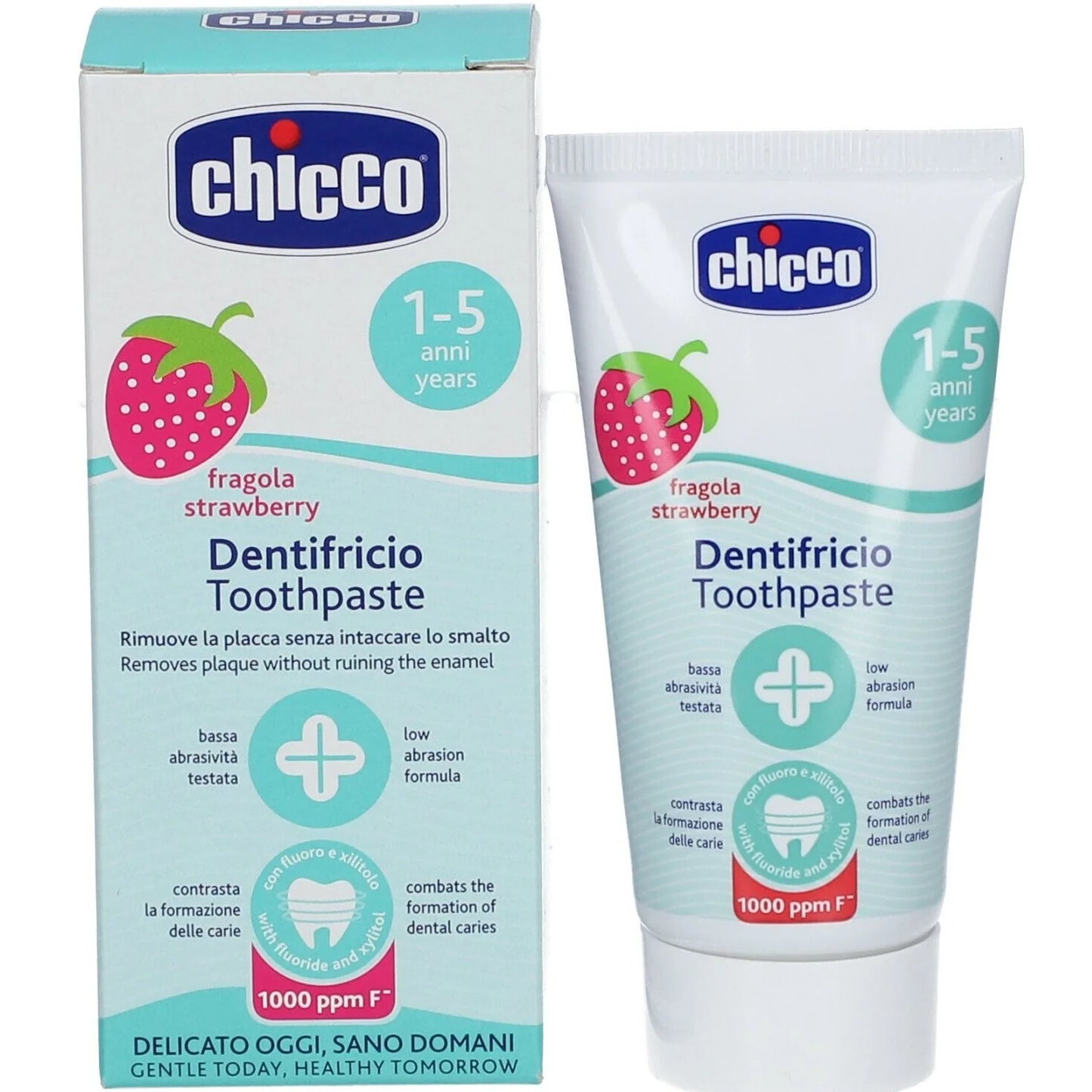 Chicco dentifricio fragola 1-5 anni