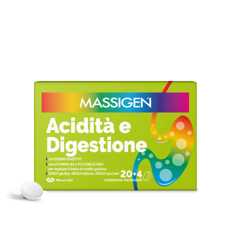 Massigen Acidità e digestione