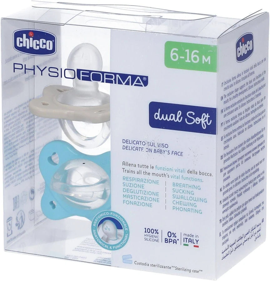 Chicco succhietti light lumi silicone 6-16 mesi