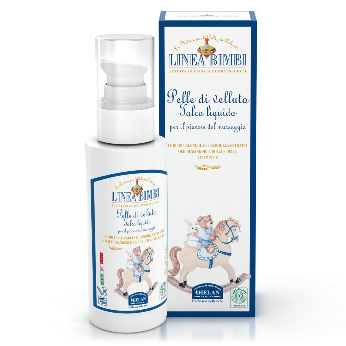 Helan Linea Bimbi Talco liquido 100 ml