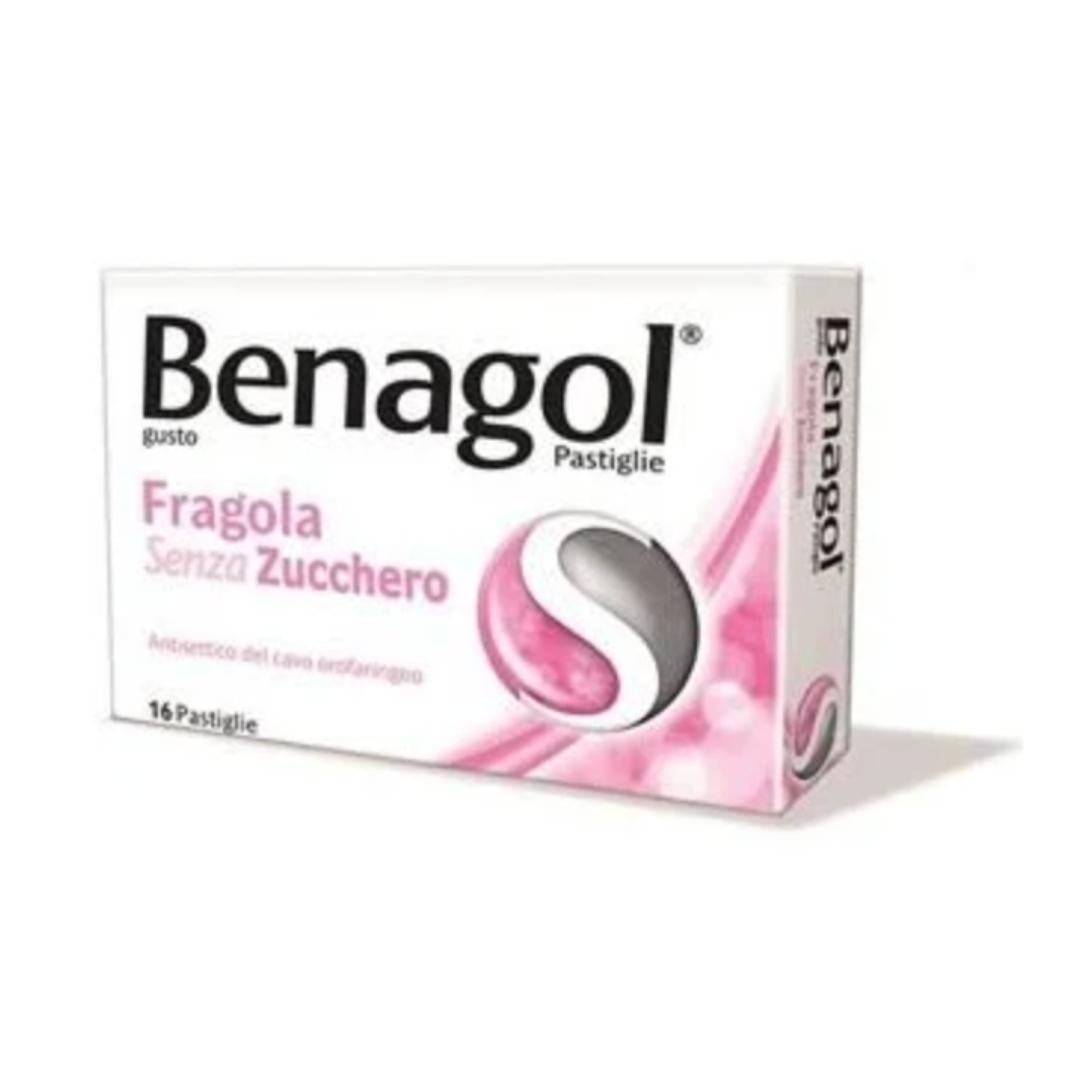 Benagol 16 pastiglie fragola senza zucchero
