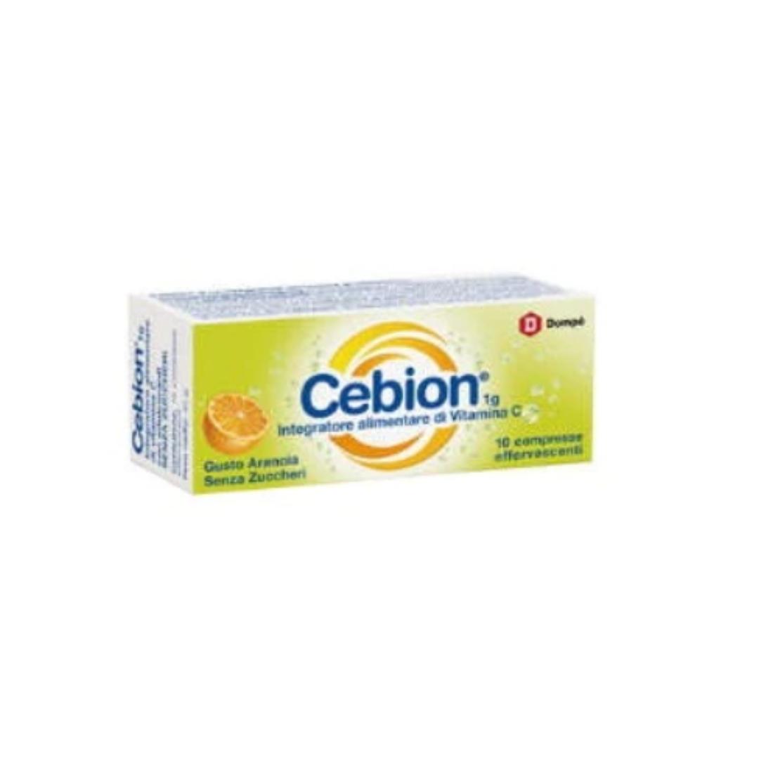 Cebion 1 g compresse effervescenti arancia senza zuccheri