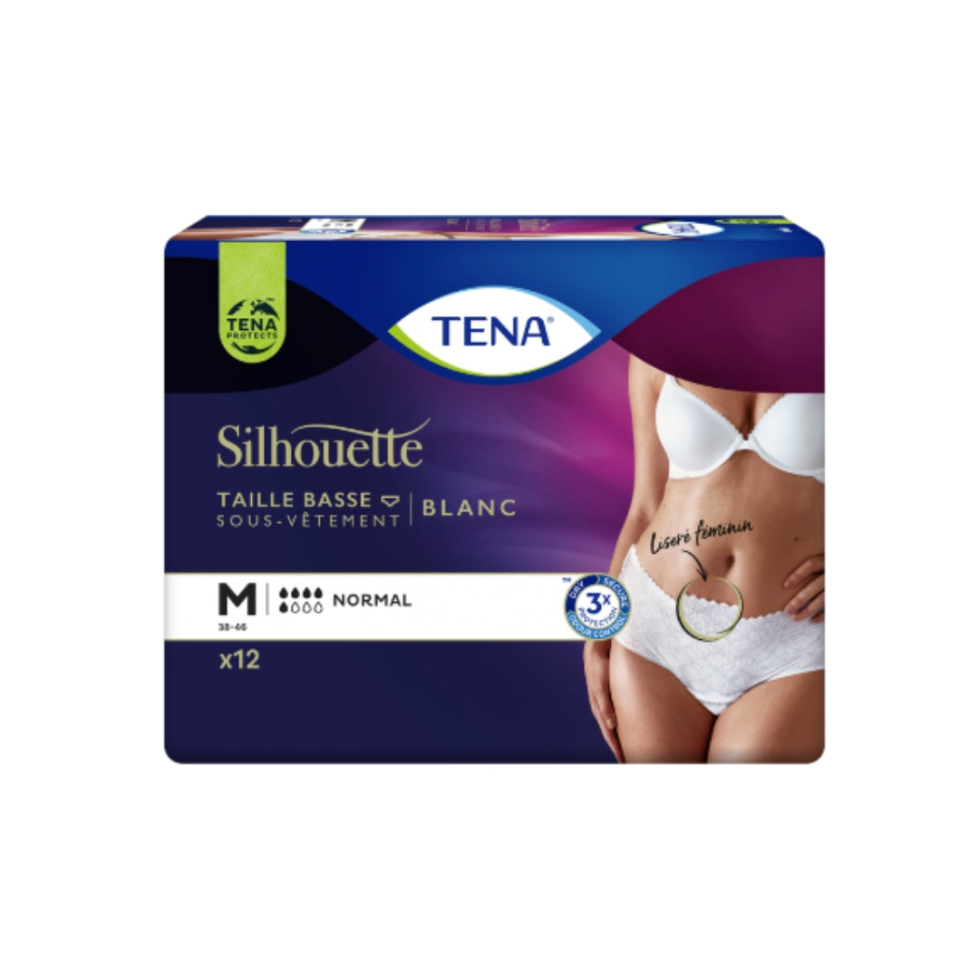 Tena Silhouette Blanc M