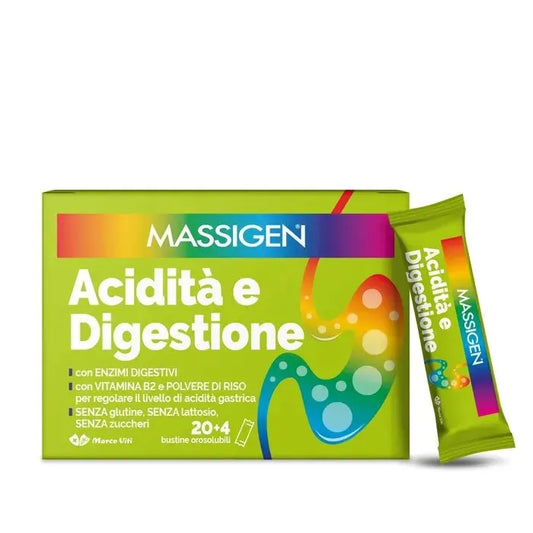 Massigen Acidità e digestione 24 bustine