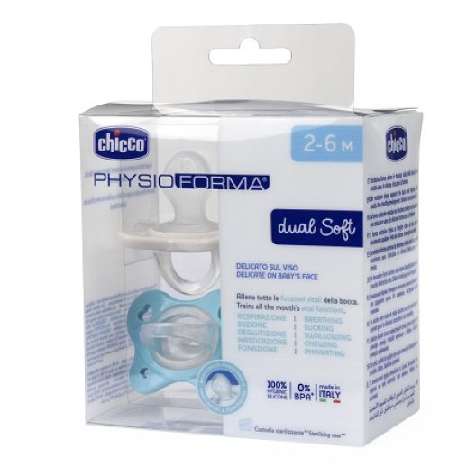 Chicco succhietti light lumi silicone 2-6 mesi