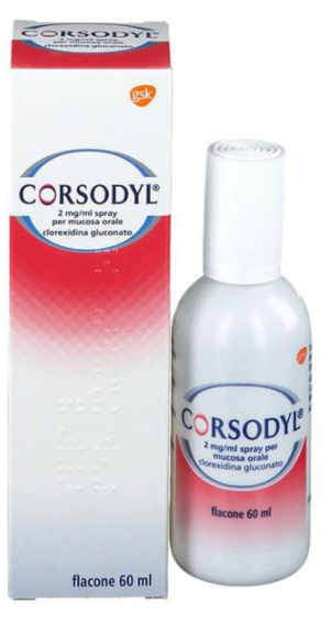 Corsodyl spray per mucosa orale