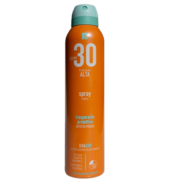 LDF Spray corpo trasparente SPF 30 250ml