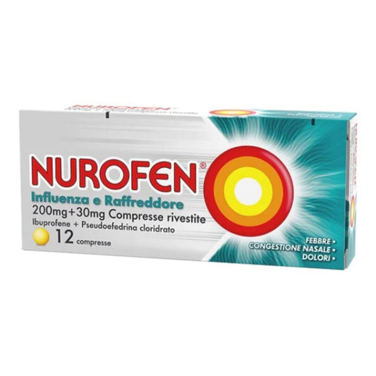 Nurofen Influenza e Raffreddore 12 compresse
