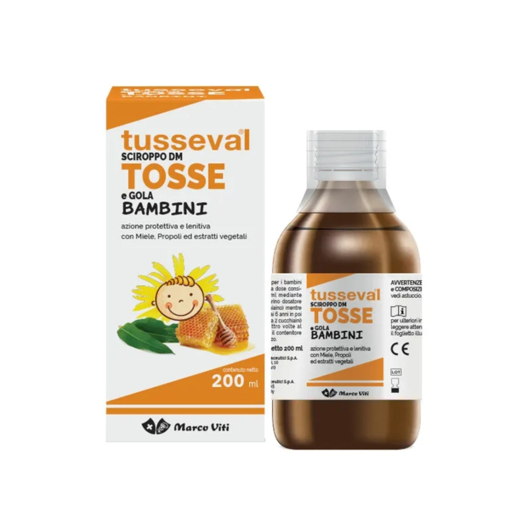Tusseval sciroppo tosse bambini
