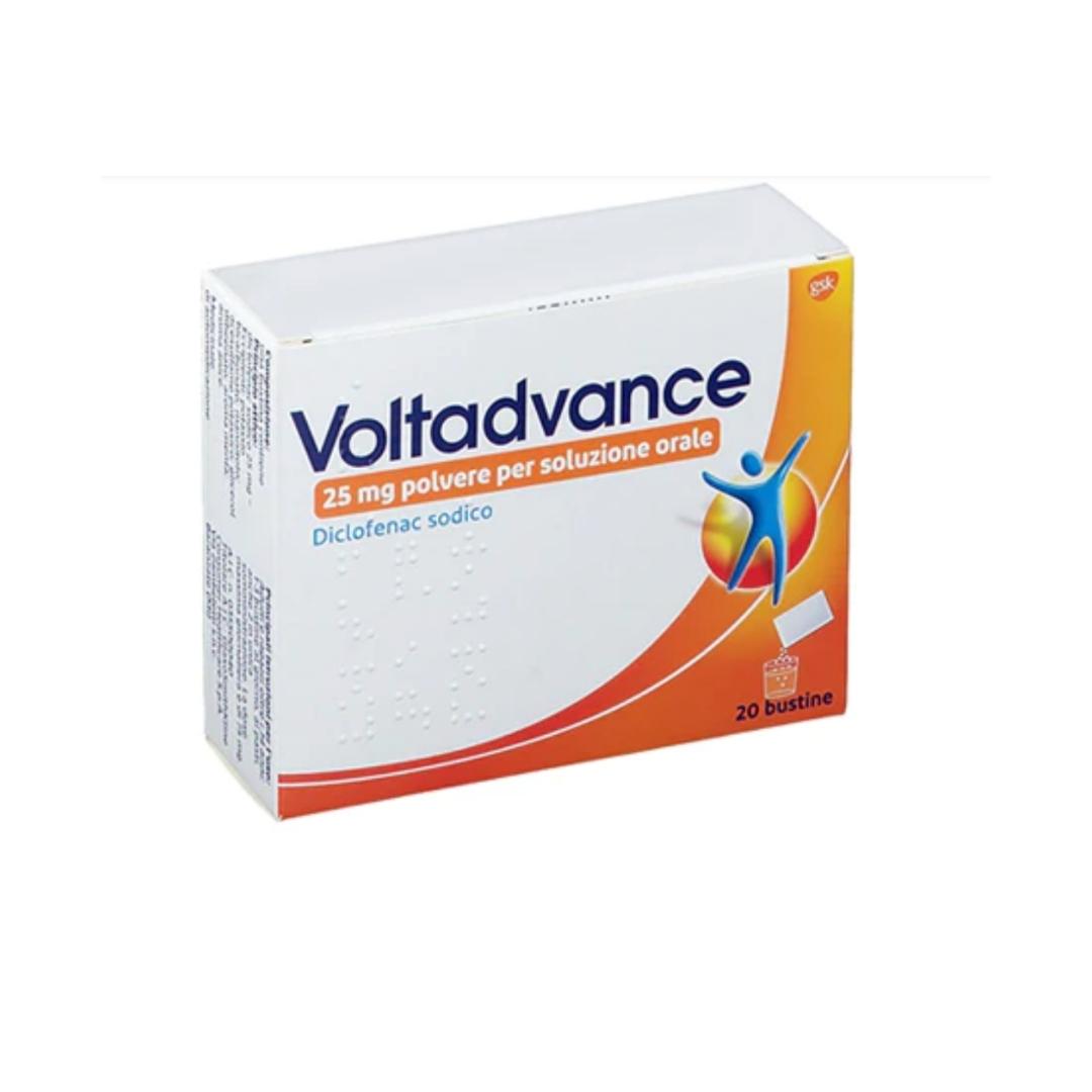 Voltadvance 25 mg polvere per soluzioni orale